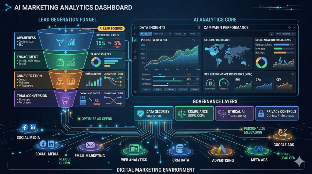 AI analytics for marketing and lead generation